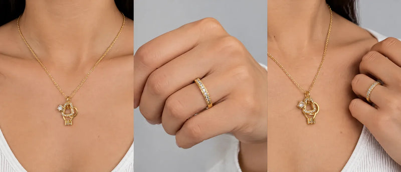 Collar Anillo Promesa